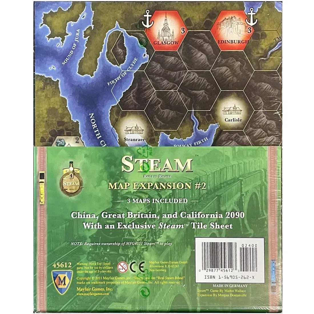 Steam: Rails to Riches [Map Expansion #2] - Board Game Expansion - Mayfair Games - Image 3