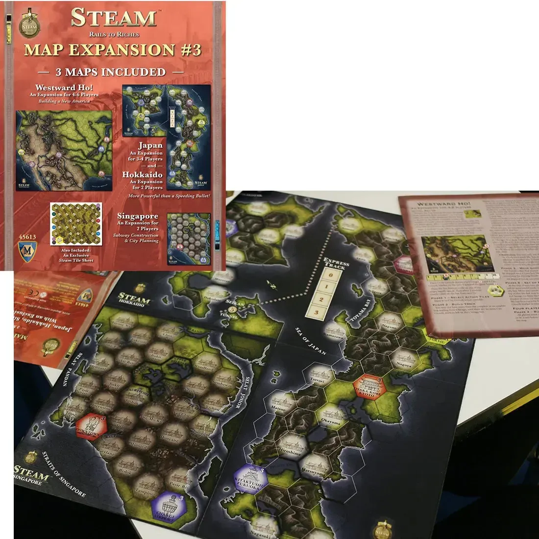 Steam: Rails to Riches [Map Expansion #3] - Board Game Expansion - Mayfair Games - Image 2