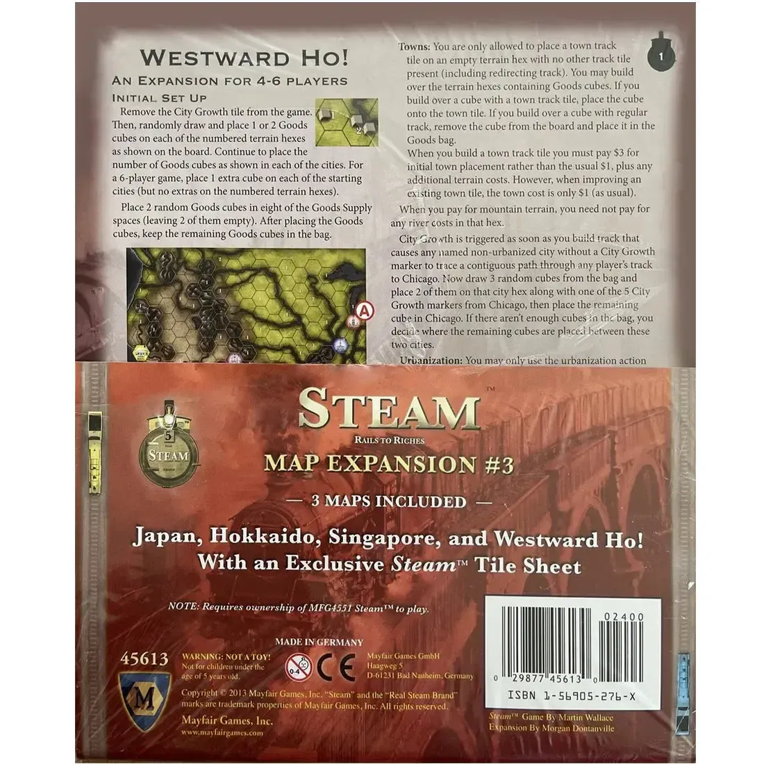 Steam: Rails to Riches [Map Expansion #3] - Board Game Expansion - Mayfair Games - Image 3
