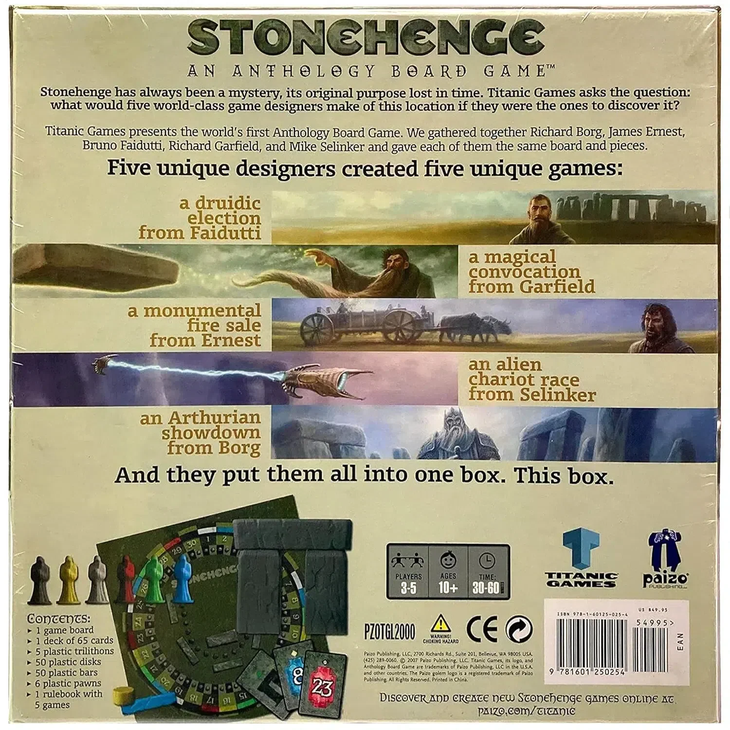 Stonehenge: An Anthology Board Game - Strategy Civilization Board Game for Family, and Adults (3-5 Players, Ages 10+) - Titanic Games - Image 3