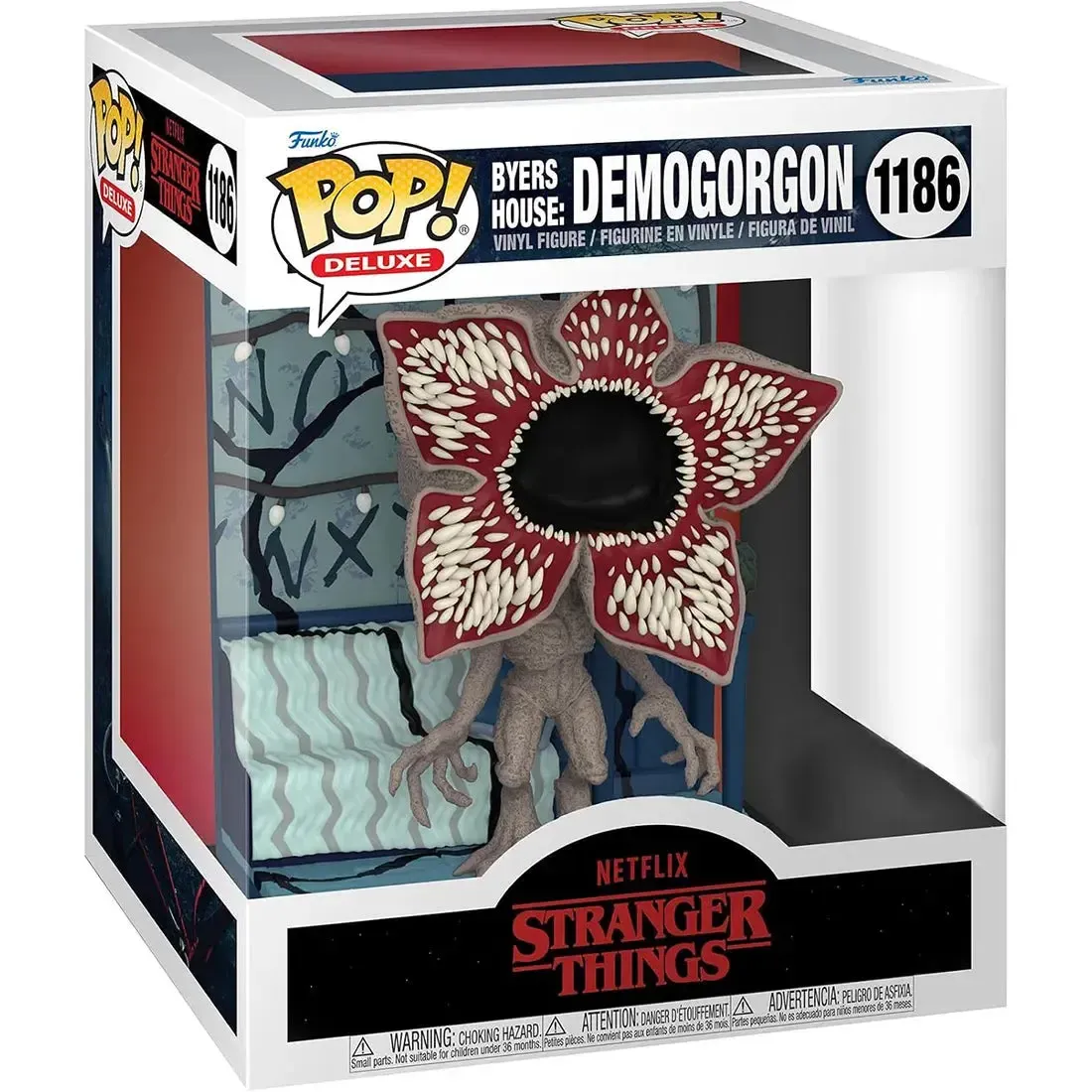 Stranger Things - Byers House Demogorgon Diorama Figure (6.5") - Funko - Pop! Deluxe Series (1186), Amazon Exclusive Edition