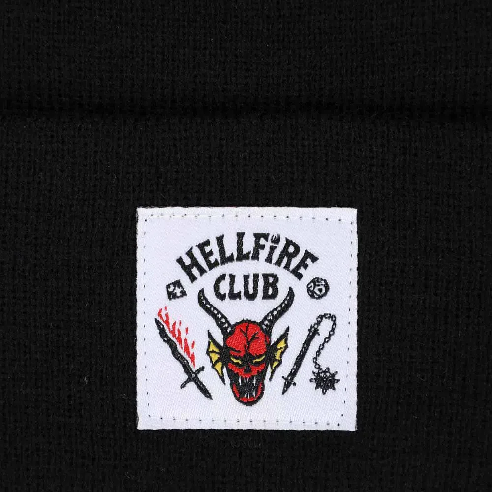 Stranger Things - Hellfire Club Cuff Beanie Hat (Black) - Bioworld - Image 4