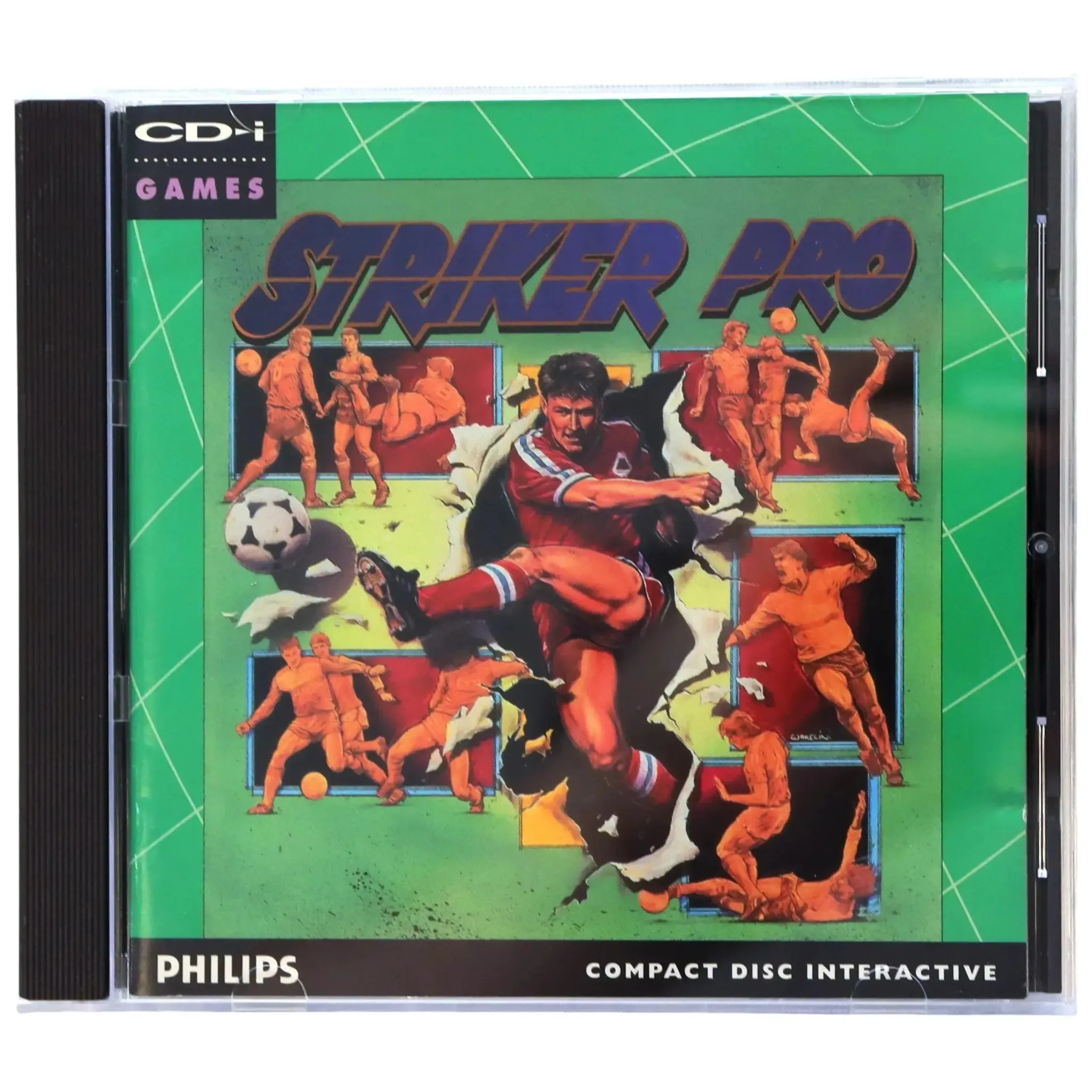 Striker Pro - Soccer Sports Video Game (1-2 Players) - Philips CD-i - (1994)