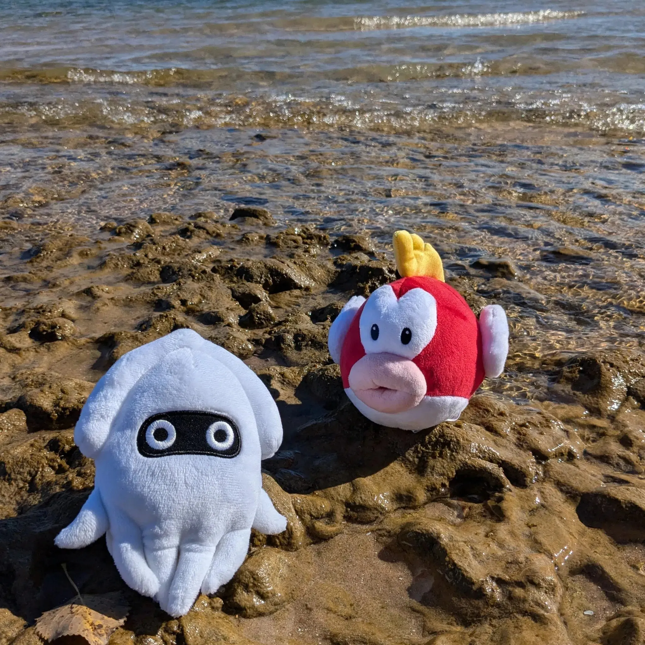Super Mario Bros. - 7" Blooper Plush - Little Buddy - Image 5