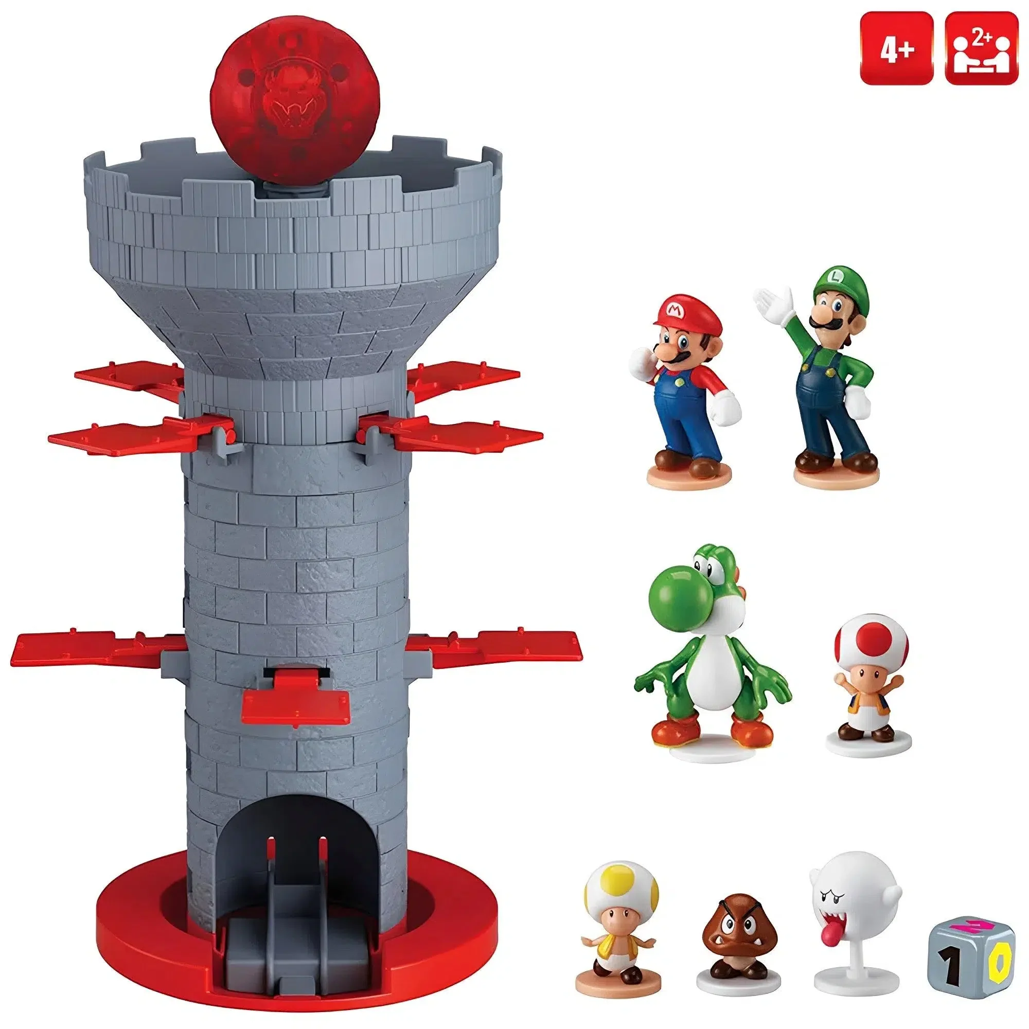 Super Mario Bros - Blow Up! Shaky Tower Balance Game - EPOCH Games - Image 2