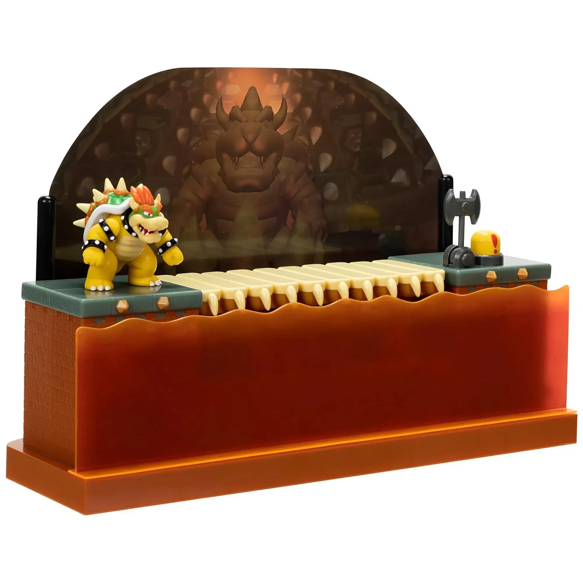 Super Mario Bros. - Deluxe Bowser Battle Playset (2.5" Scale Figures) - Jakks Pacific - Image 3