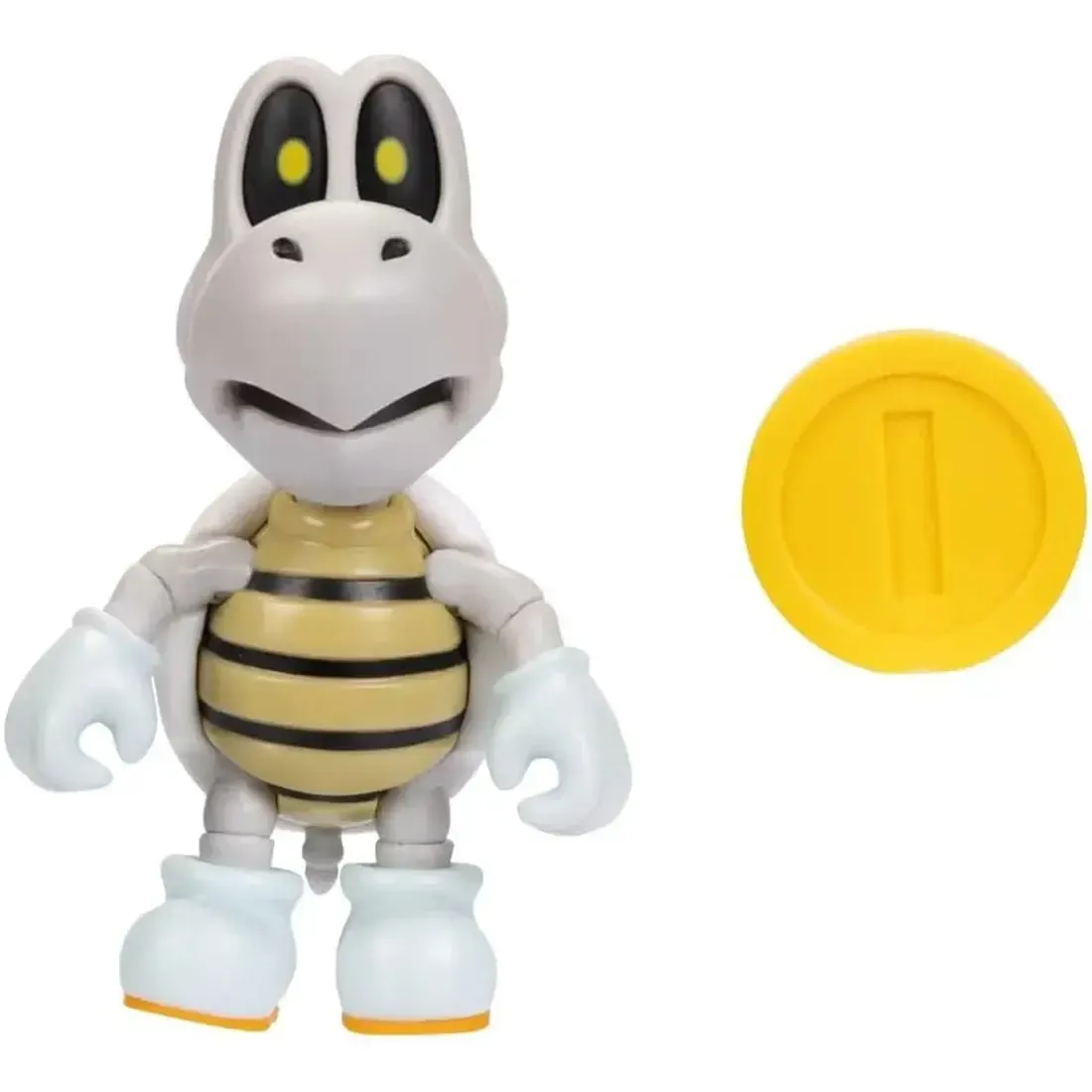 Super Mario - Dry Bones with Coin Action Figure (4") - Jakks Pacific - Image 2