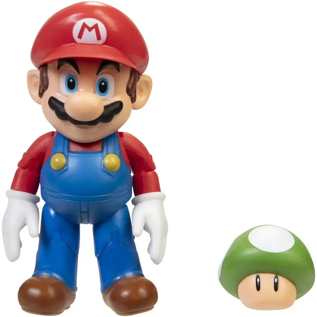 Super Mario - Mario with 1-UP Mushroom Action Figure (4") - Jakks Pacific - Image 2