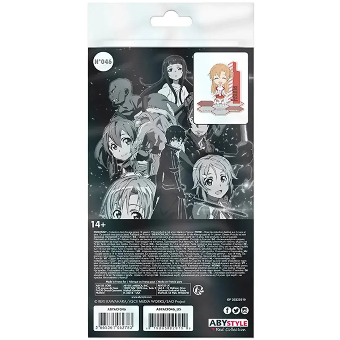 Sword Art Online - Chibi Asuna Standee Figure (3.5" Acrylic) - ABYstyle - Acryl Series - Image 3