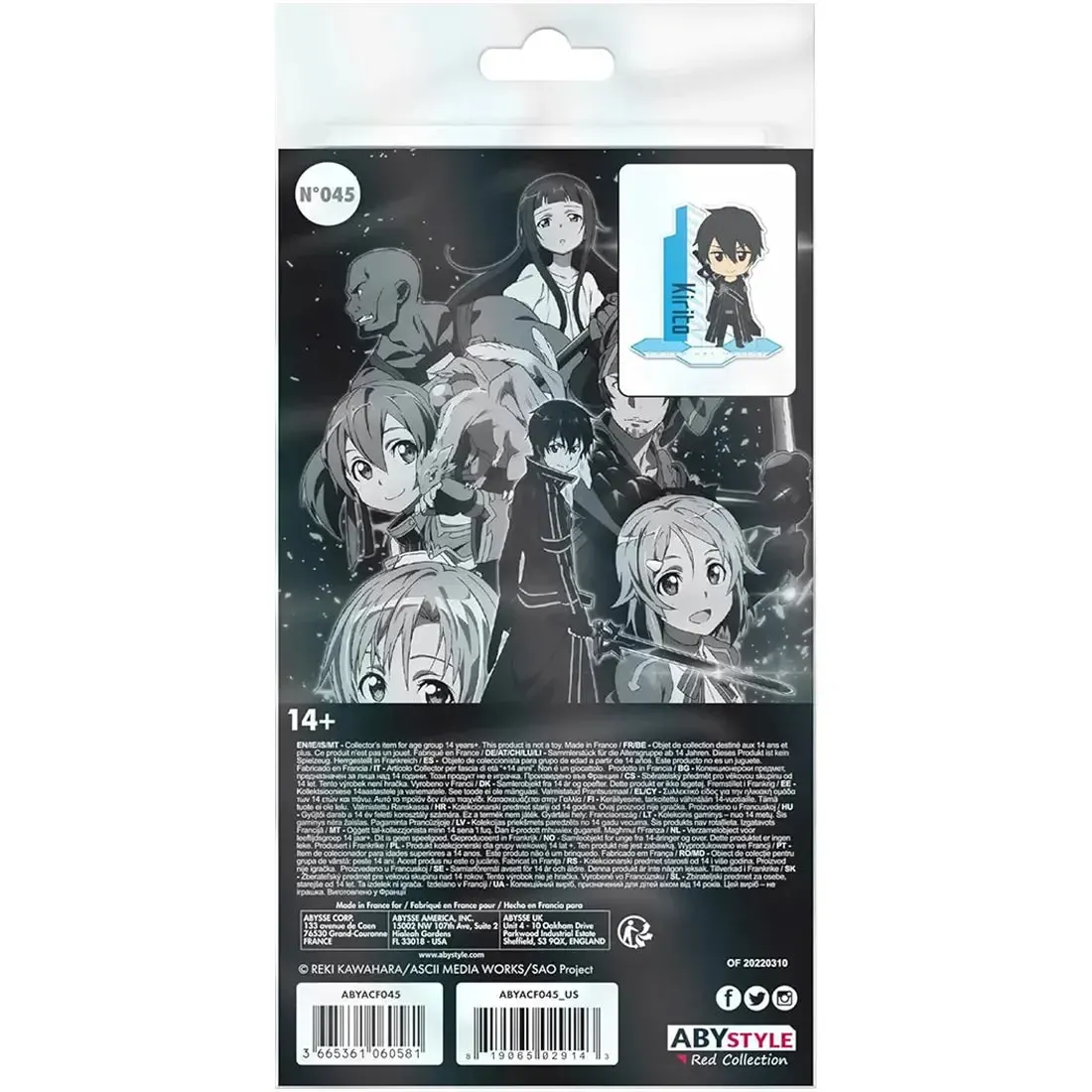 Sword Art Online - Chibi Kirito Standee Figure (3.5" Acrylic) - ABYstyle - Acryl Series - Image 3