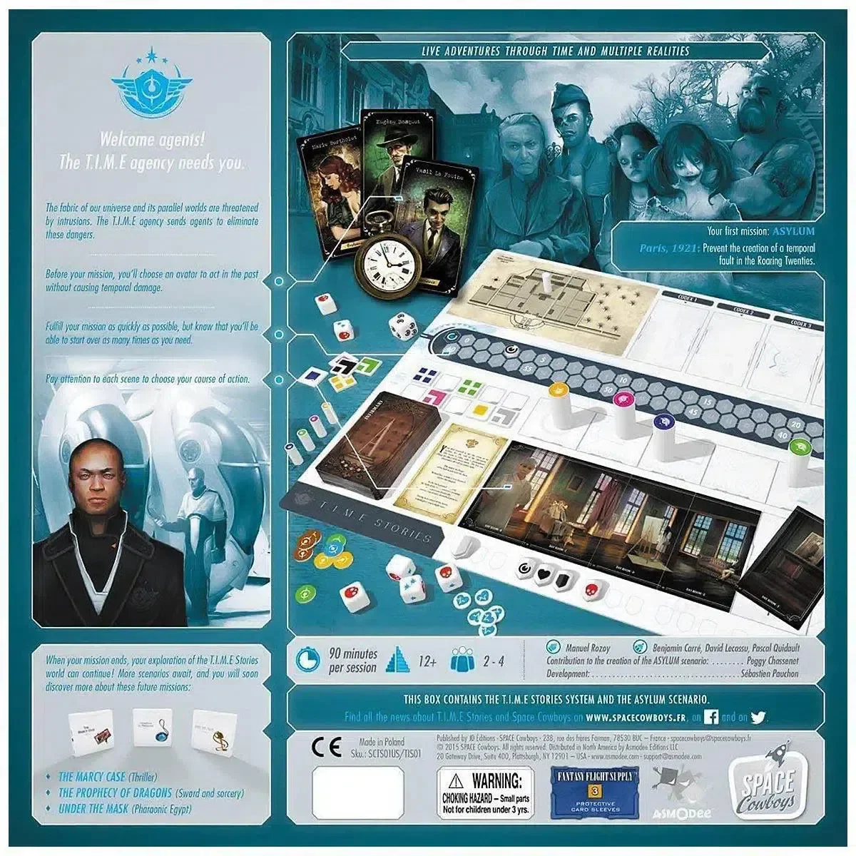 T.I.M.E Stories - Cooperative Travel Board Game for Family, and Adults (2-4 Players, Ages 12+) - Space Cowboys - Image 3