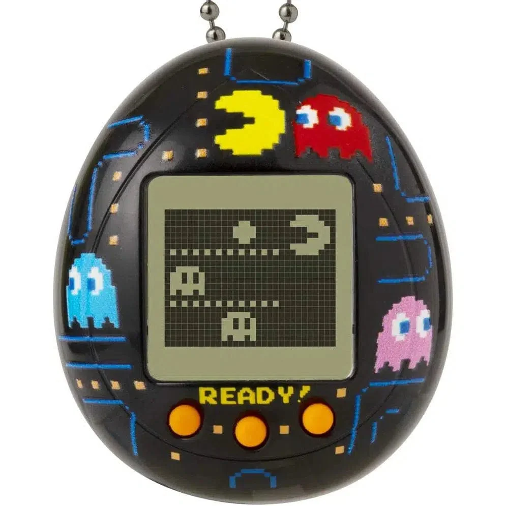 Tamagotchi [Pac-Man] - Digital Pet Handheld Electronic Toy Keychain (Black) - Bandai - Image 3