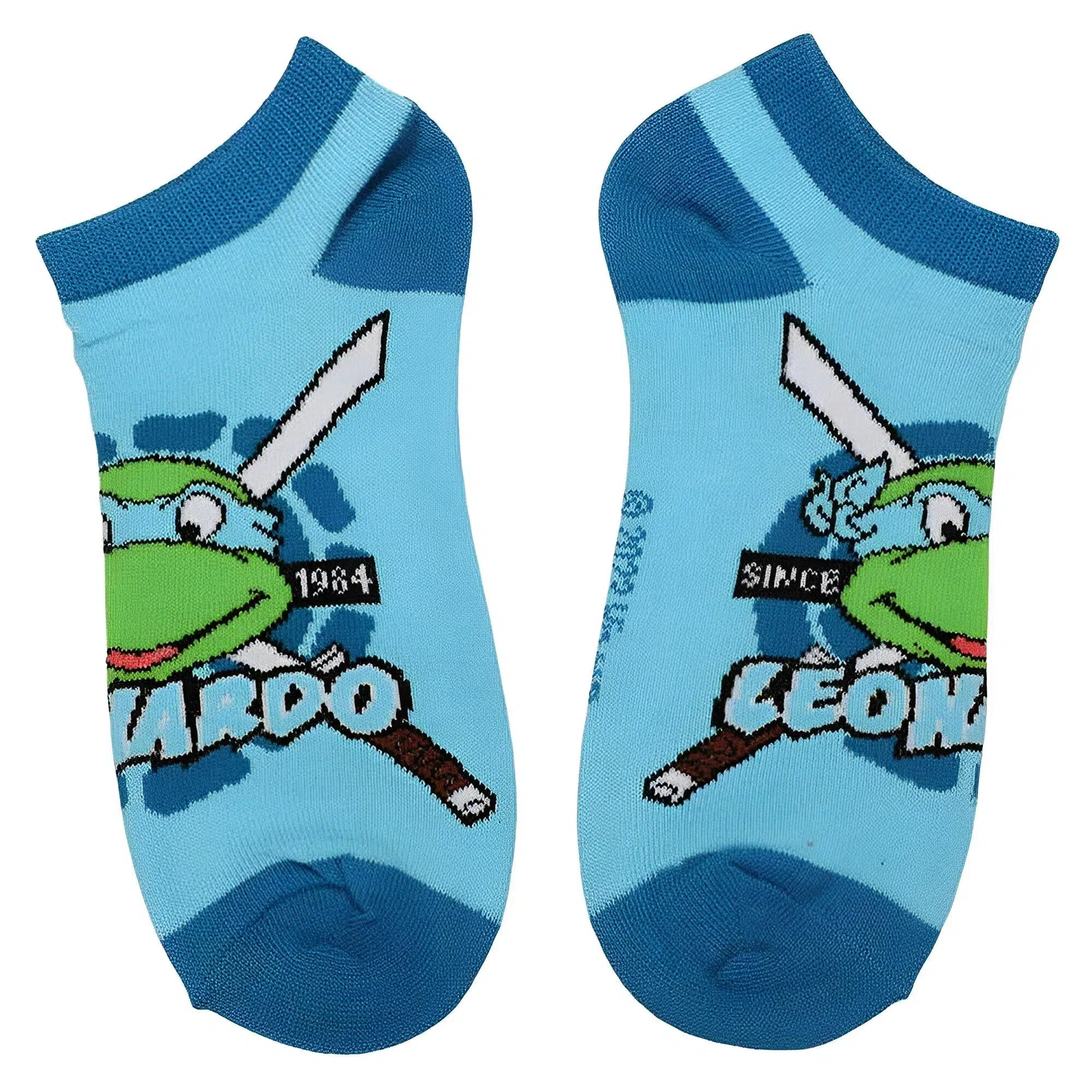 Teenage Mutant Ninja Turtles - 1984 Retro Turtles Ankle Socks Set (5 Pairs) - Bioworld - Image 8