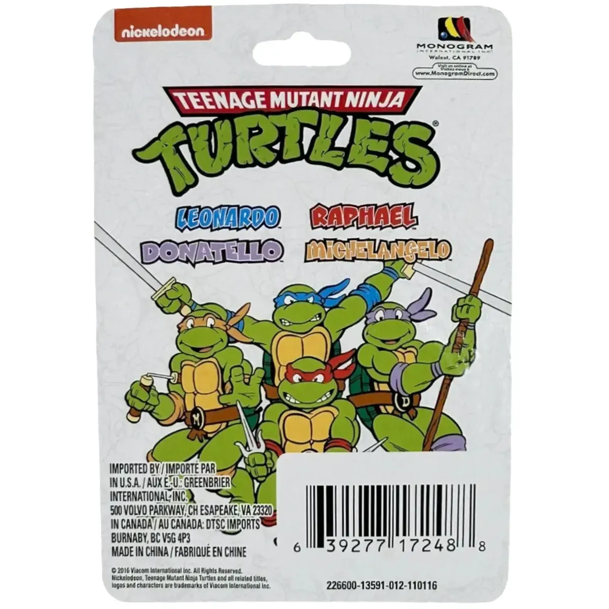 Teenage Mutant Ninja Turtles - Donatello Figure Keychain (2.5") - Monogram - Image 2