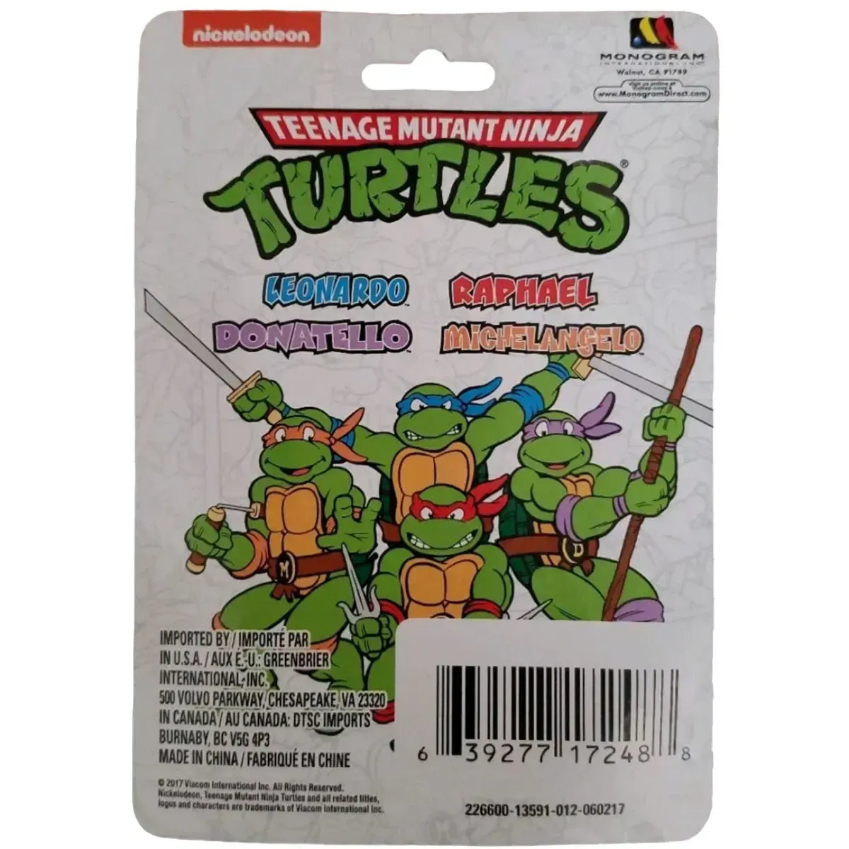 Teenage Mutant Ninja Turtles - Leonardo Figure Keychain (2.5") - Monogram - Image 2