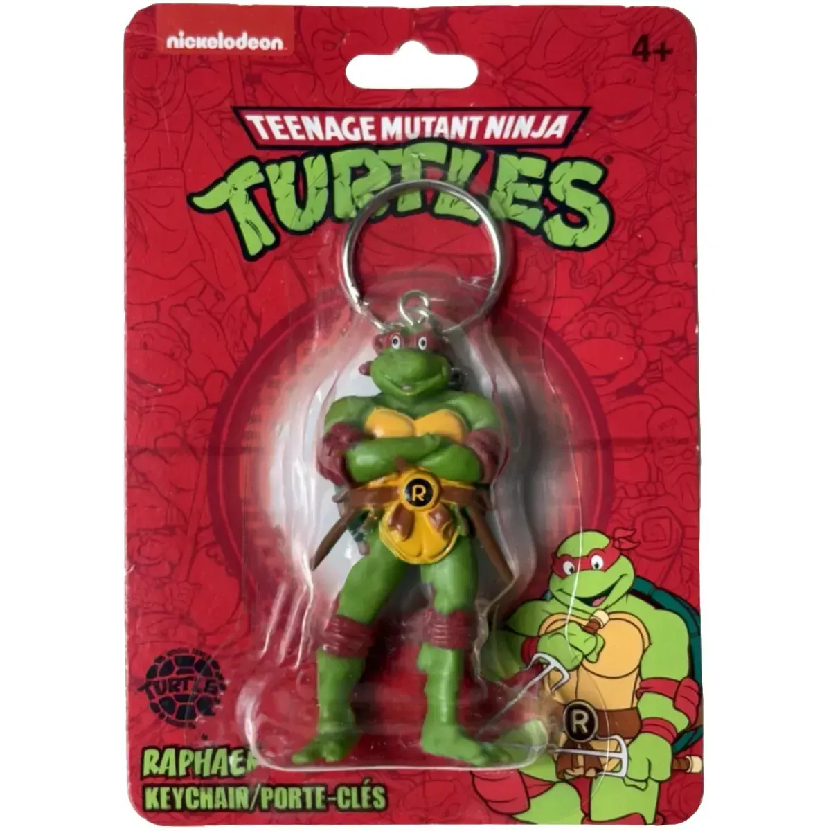 Teenage Mutant Ninja Turtles - Raphael Figure Keychain (2.5") - Monogram