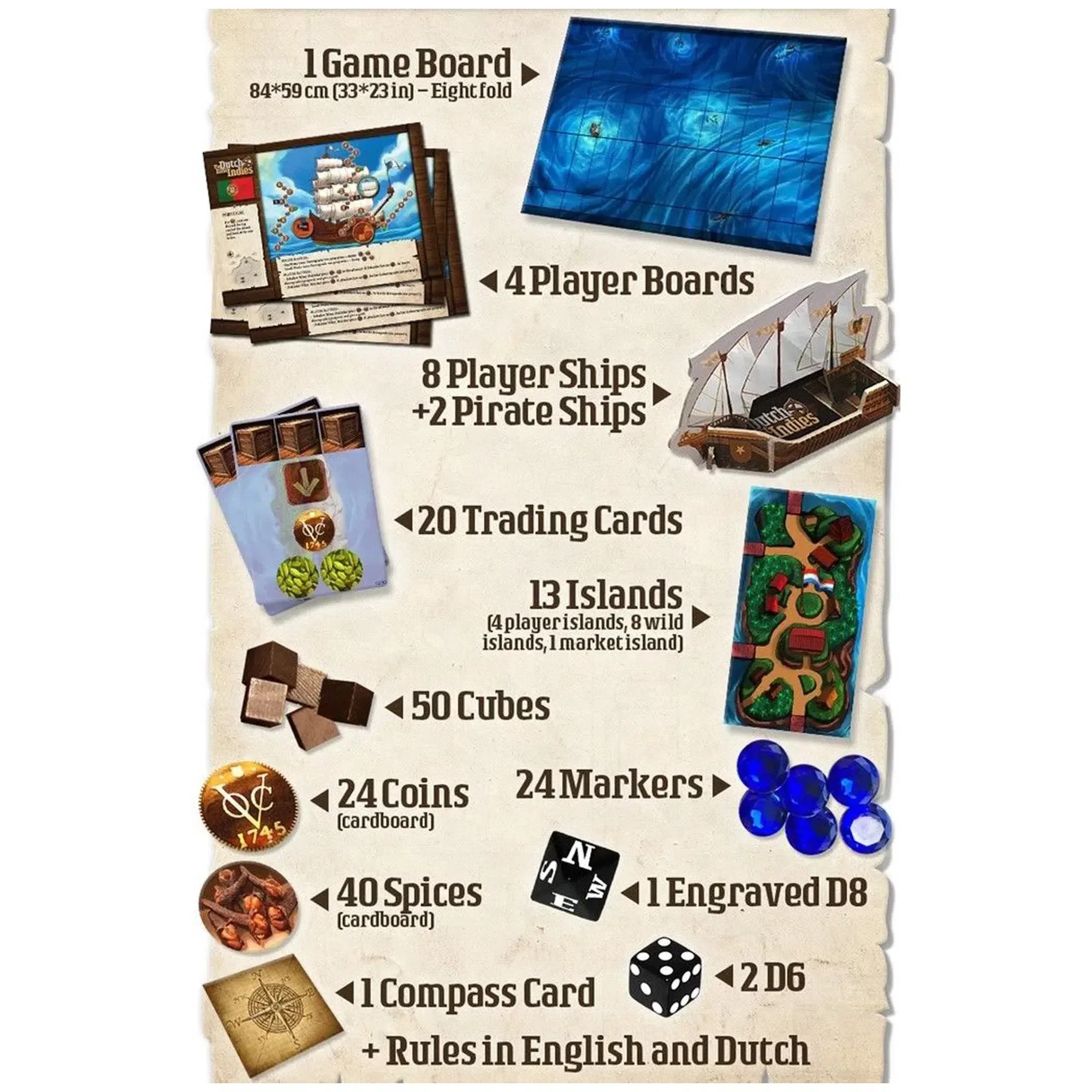 The Dutch East Indies (Standard Edition) - Strategy Pirates Board Game for Family, and Adults (1-4 Players, Ages 8+) - Keep Exploring Games - Image 7