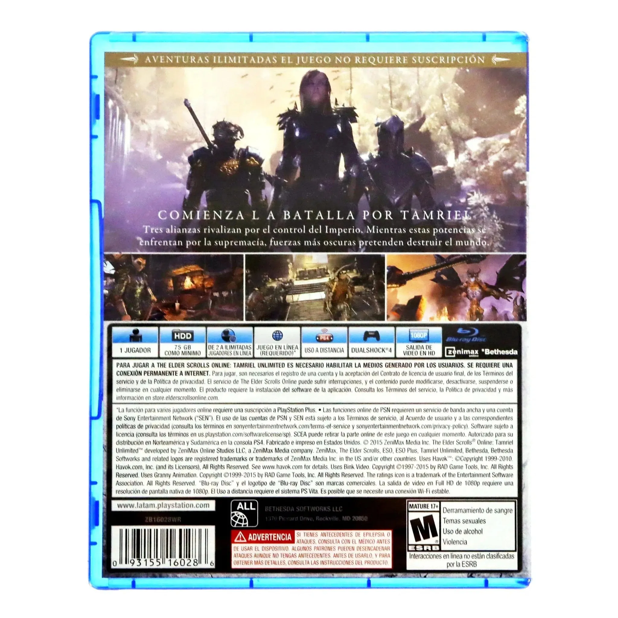 The Elder Scrolls Online: Tamriel Unlimited (Spanish Edition) - Includes Explorer's Pack - PlayStation 4 - Image 3