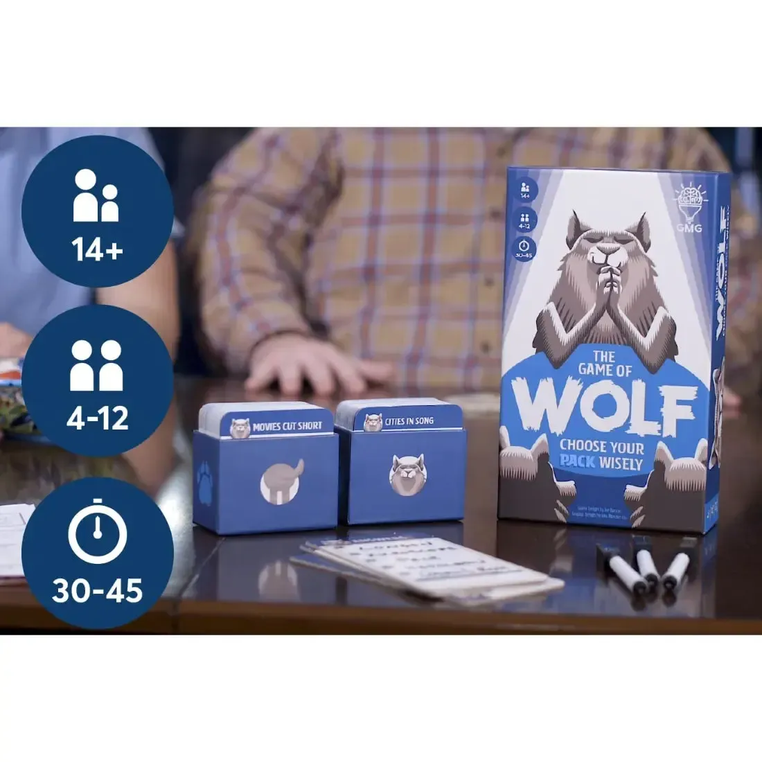The Game of Wolf - Trivia General Knowledge Card Game for Family, Adults, and Children (4-12 Player, Ages 14+) - Gray Matters Games - Image 5