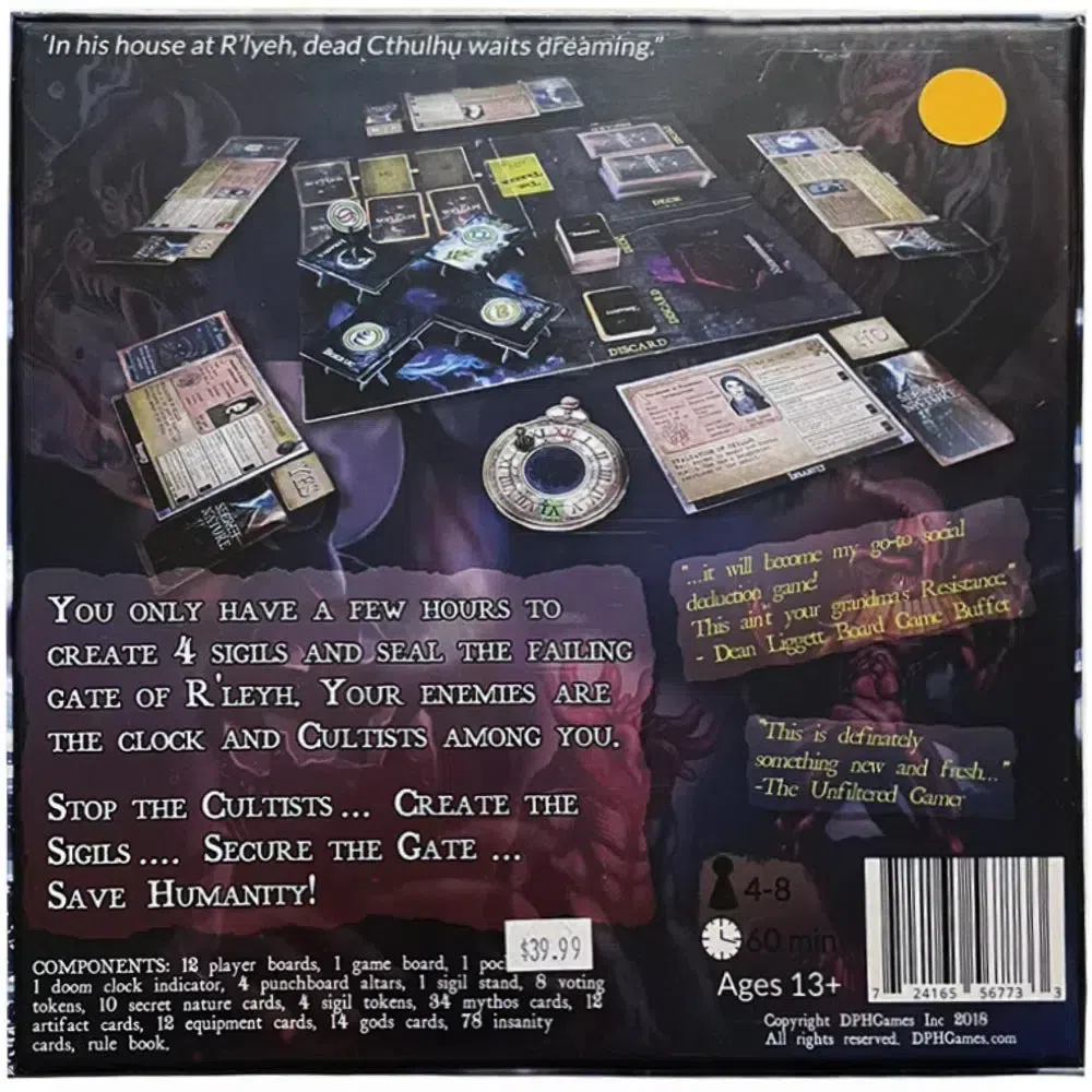 The Gate of R’lyeh - Social Deduction War Board Game for Family, and Adults (4-8 Players, Ages 12+) - DPH Games - Image 3
