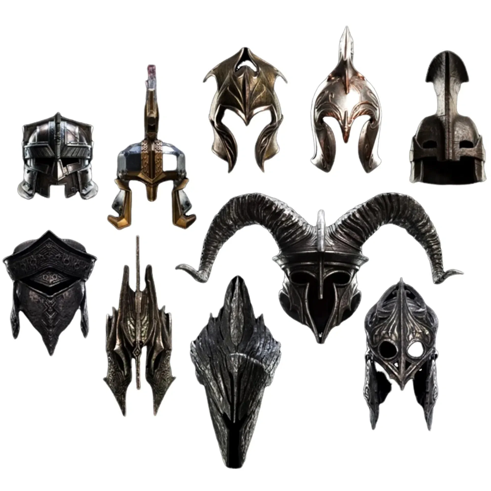 The Hobbit: The Battle of the Five Armies - Helm of the Ringwraith of Harad Prop Replica Figure (1:4 Scale, Limited Edition) - Weta Workshop - Helm Series - Image 7