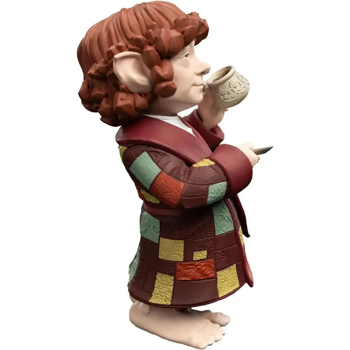 The Hobbit Trilogy -  Young Bilbo Baggins Drinking Tea Figure (4", Limited Edition: 1 of 3,000) - Weta Workshop - Mini Epics Series (94) - Image 4
