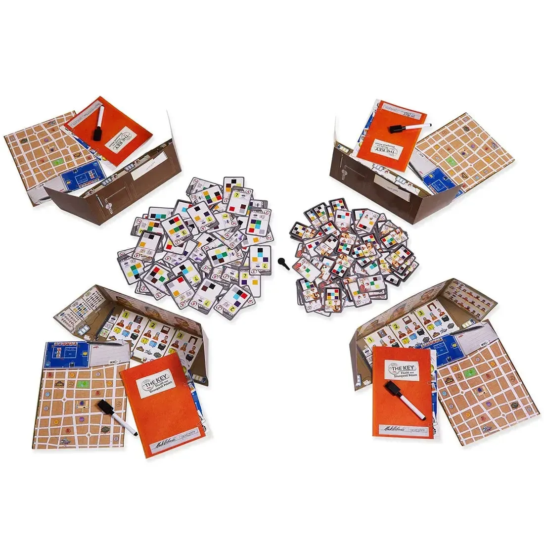 The Key: Escape from Strongwall Prison - Puzzle Crime Board Game for Family and Adults (1-4 Players, Ages 12+) - HABA - Image 2