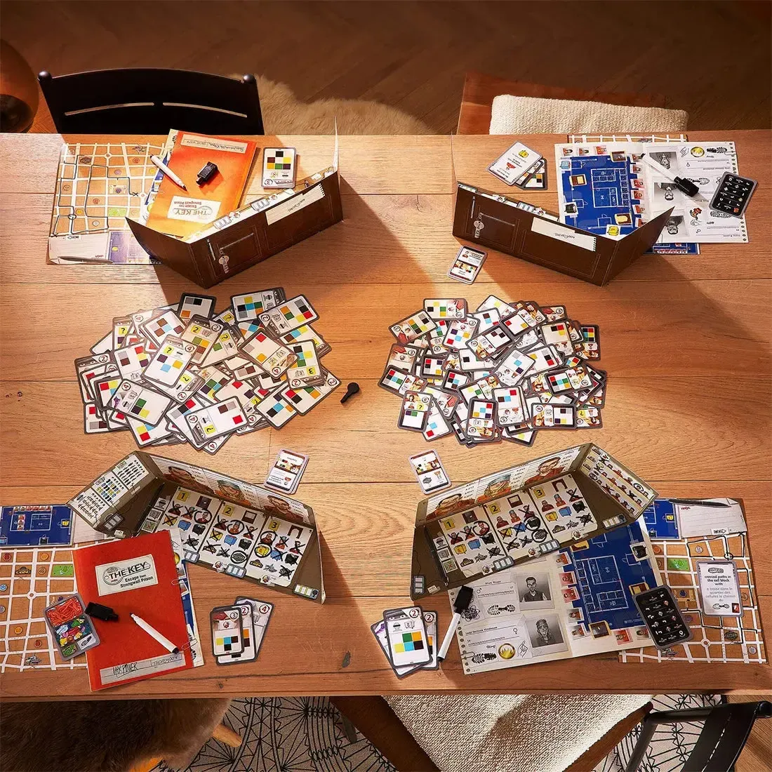 The Key: Escape from Strongwall Prison - Puzzle Crime Board Game for Family and Adults (1-4 Players, Ages 12+) - HABA - Image 4