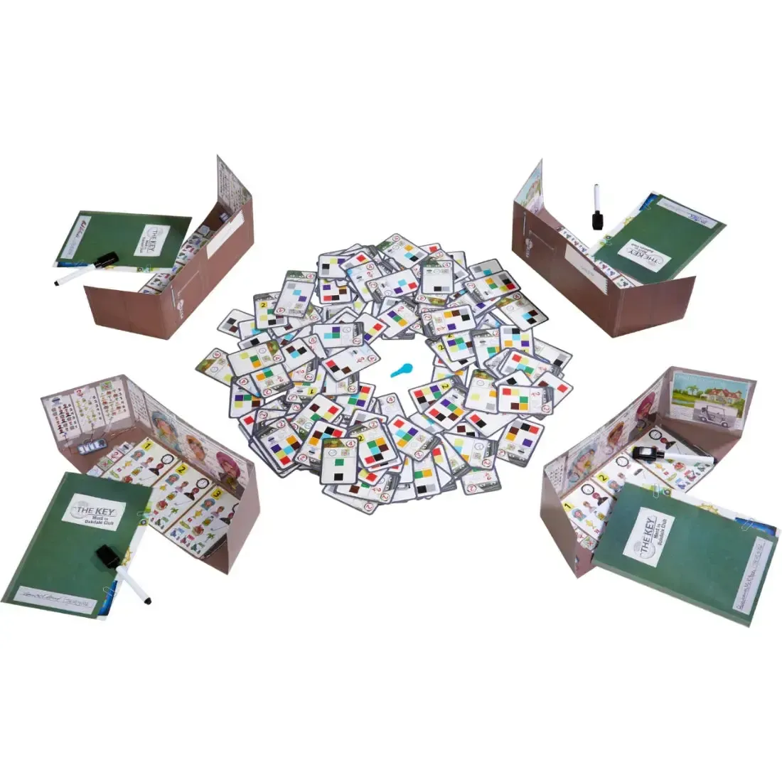The Key: Murder at the Oakdale Club - Puzzle Crime Board Game for Family and Adults (1-4 Players, Ages 8+) - HABA - Image 2