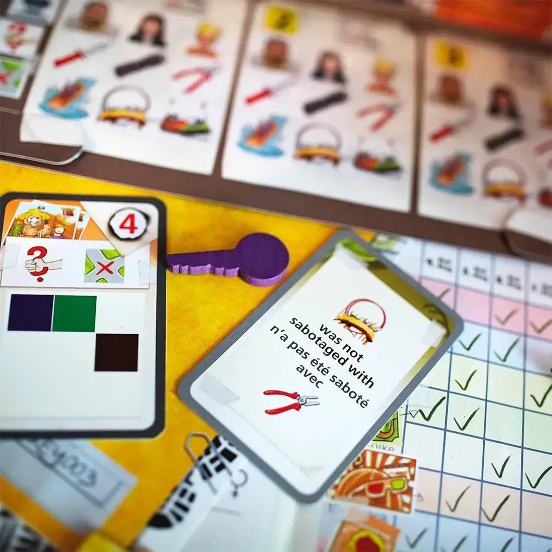 The Key: Sabotage at Lucky Llama Land - Puzzle Mystery Board Game for Family, Adults, and Children (1-4 Players, Ages 8+) - HABA - Image 7