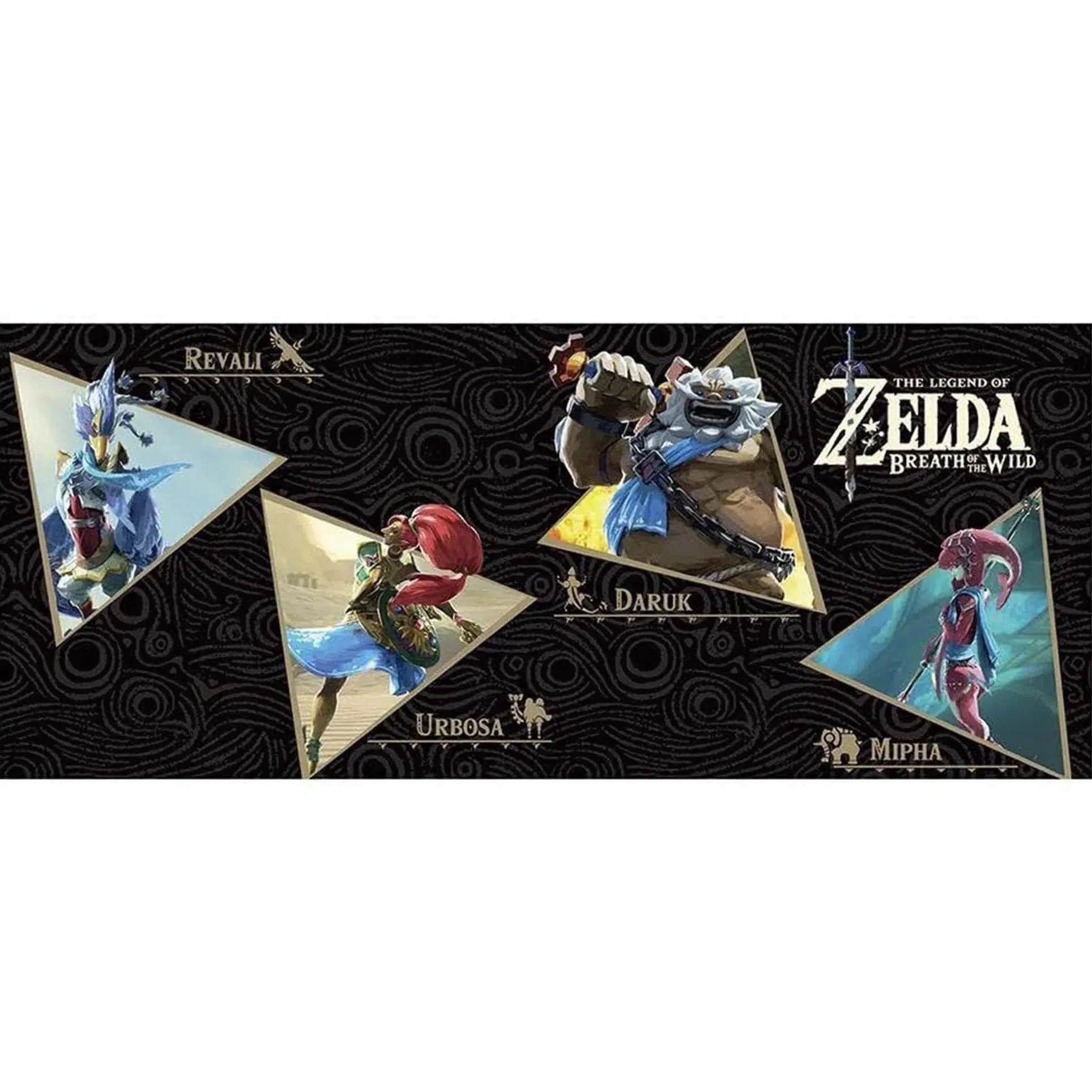 The Legend of Zelda: Breath of the Wild - Revali, Urbosa, Daruk & Mipha Mug (Ceramic, 11 oz.) - Pyramid America - Image 4