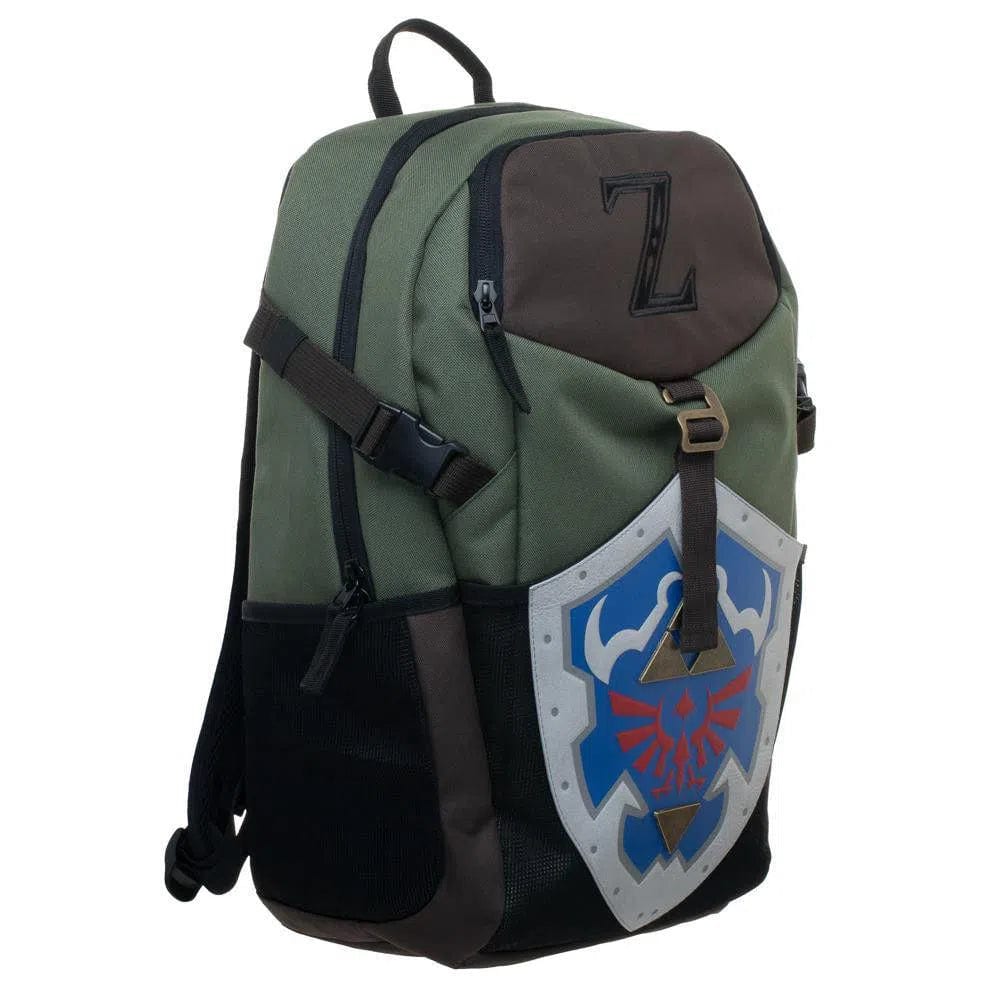 The Legend of Zelda - Hylian Shield Laptop Backpack - Bioworld - Image 3