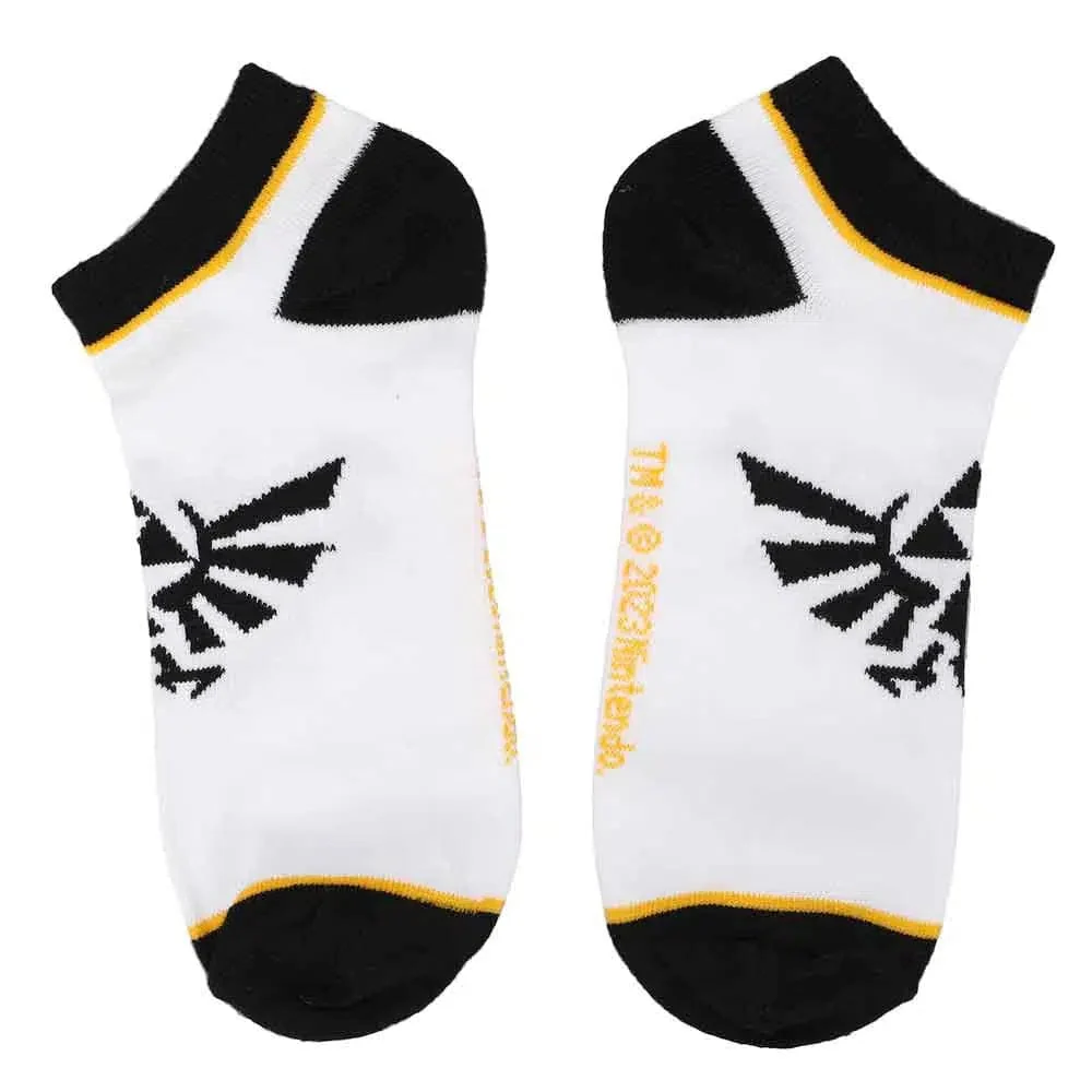 The Legend of Zelda - Hyrule Crest Ankle Socks - Bioworld - 5 Pairs - Image 3