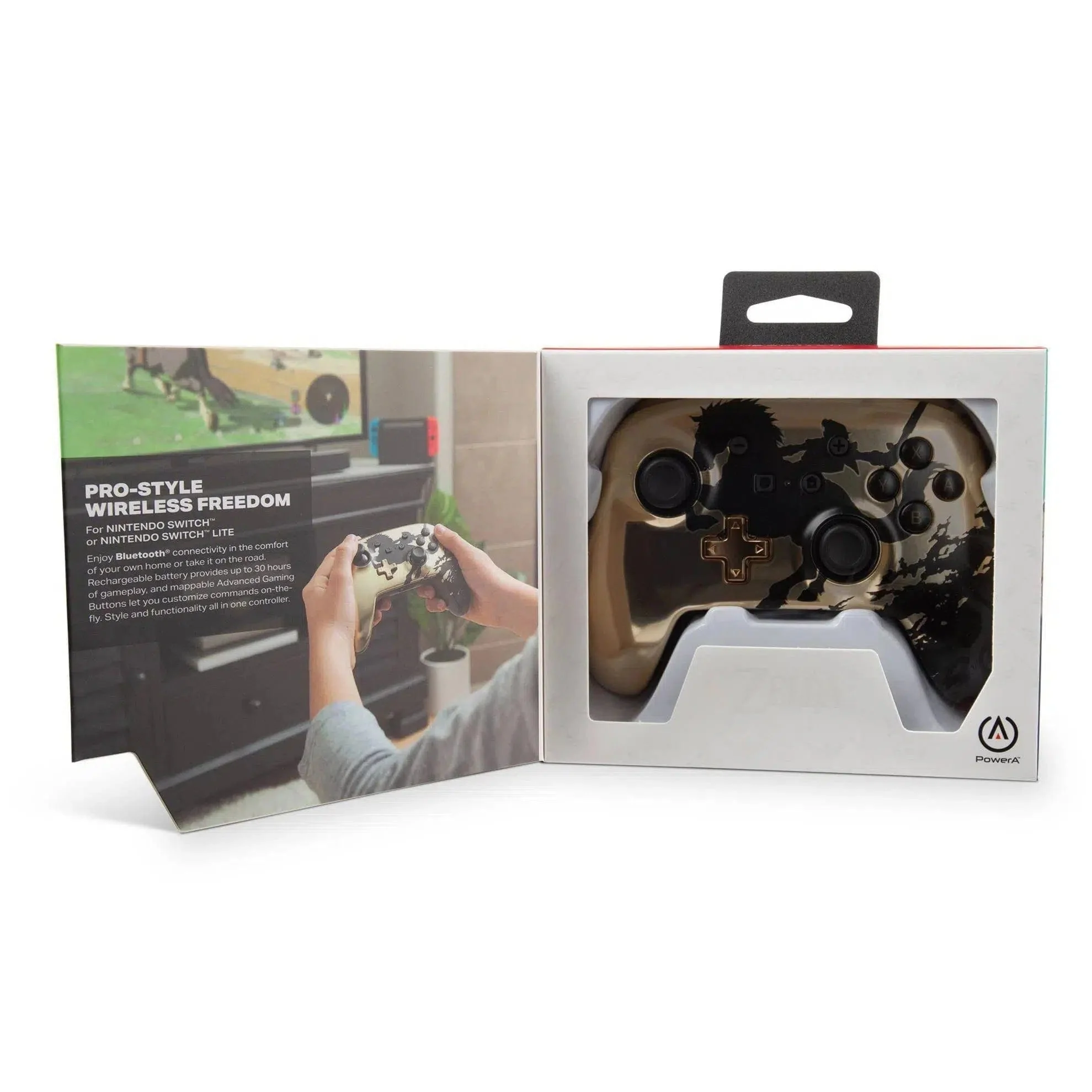The Legend of Zelda - Nintendo Switch Wireless Controller (Gold Rider Version) - PowerA - Enhanced Edition - Image 10
