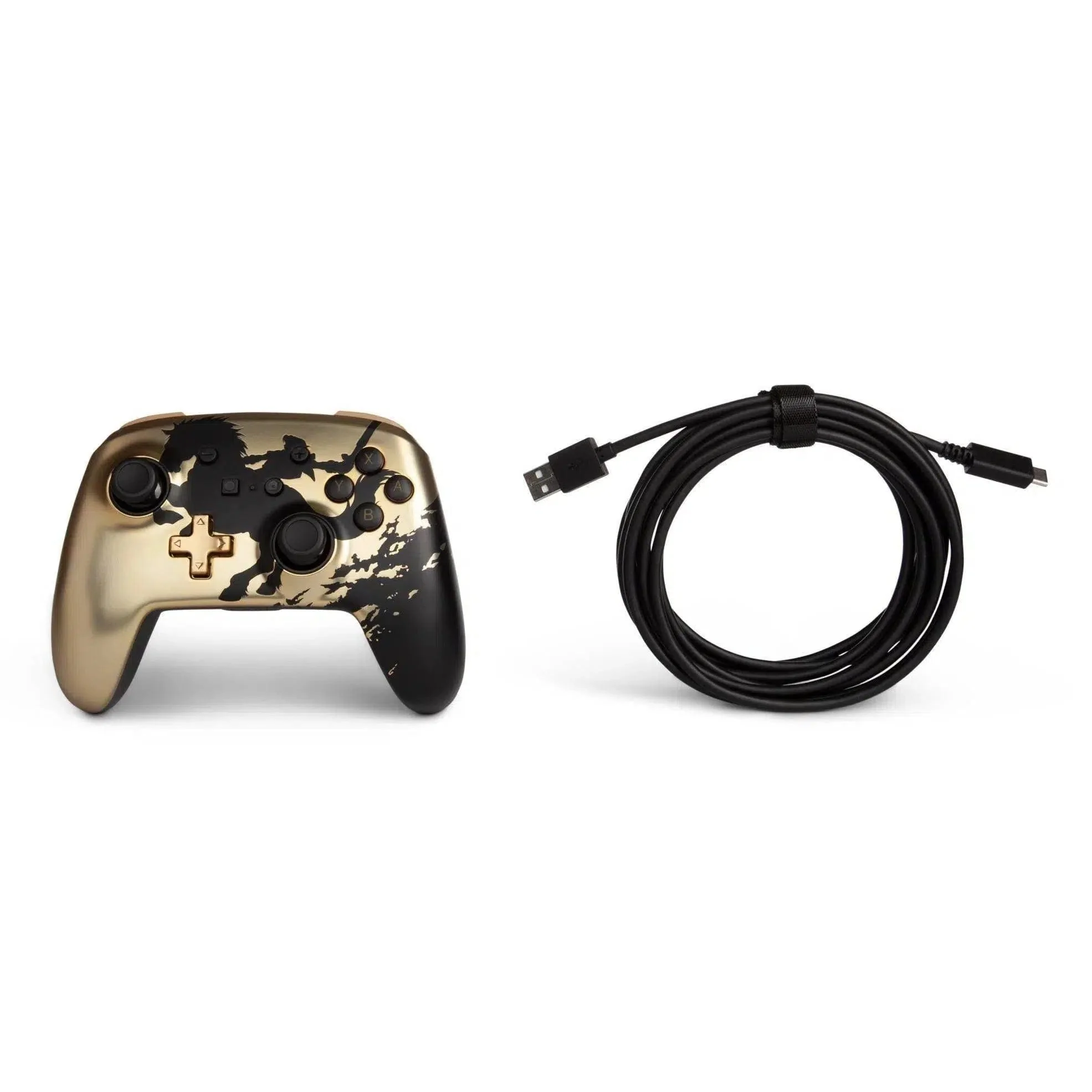 The Legend of Zelda - Nintendo Switch Wireless Controller (Gold Rider Version) - PowerA - Enhanced Edition - Image 8
