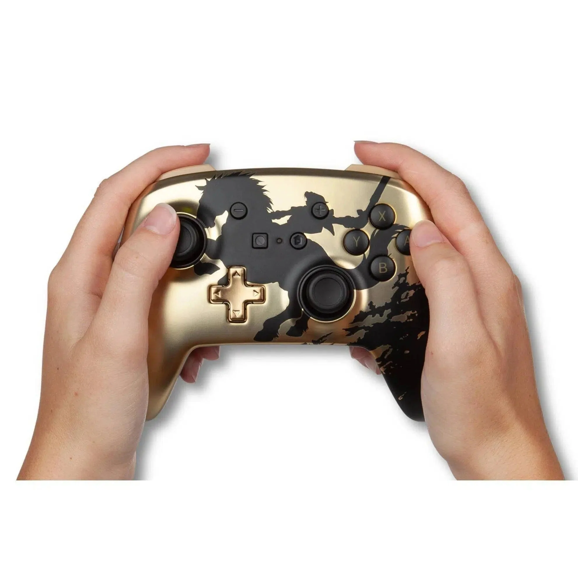 The Legend of Zelda - Nintendo Switch Wireless Controller (Gold Rider Version) - PowerA - Enhanced Edition - Image 9