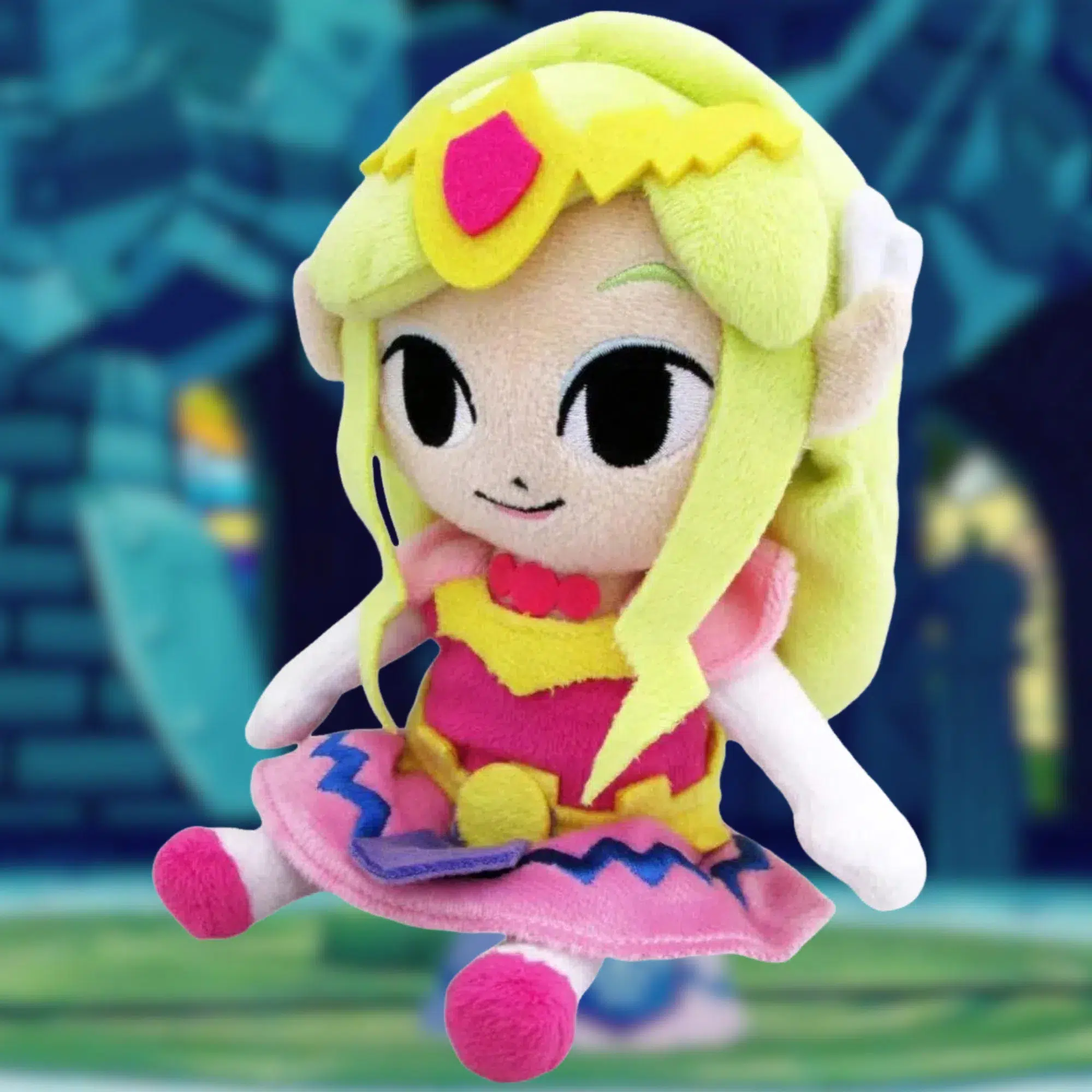 The Legend of Zelda: The Wind Waker - Princess Zelda Plush (7") - Sanei - Image 3