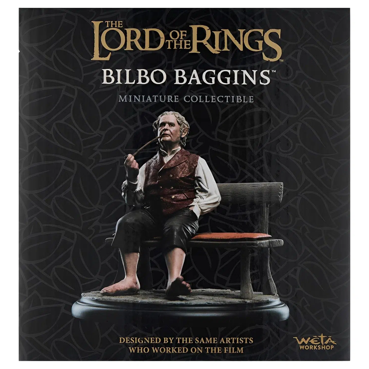 The Lord of the Rings - Bilbo Baggins Smoking Statue Figure (4.1") - Weta Workshop - Miniature Series - Image 3
