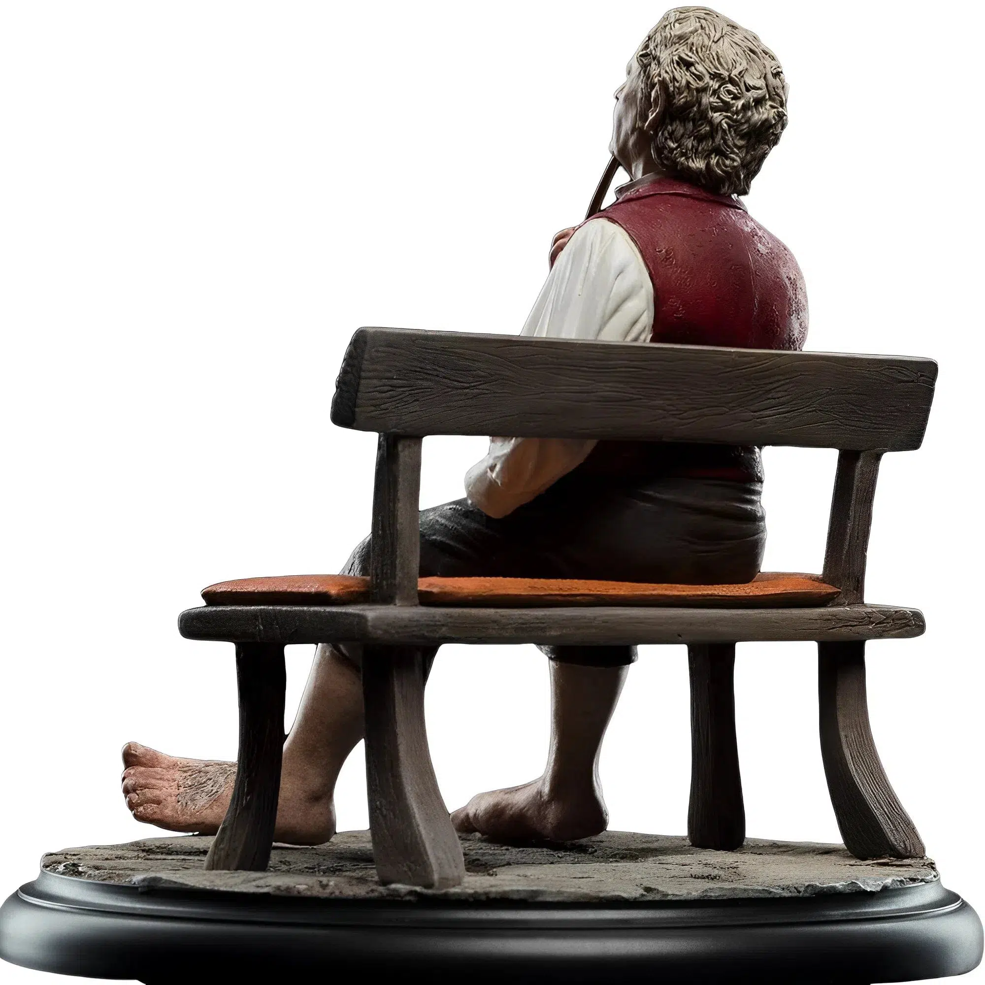The Lord of the Rings - Bilbo Baggins Smoking Statue Figure (4.1") - Weta Workshop - Miniature Series - Image 5