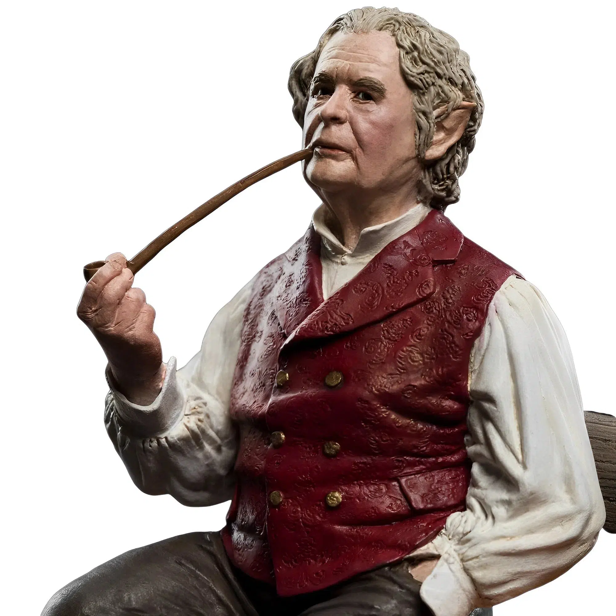 The Lord of the Rings - Bilbo Baggins Smoking Statue Figure (4.1") - Weta Workshop - Miniature Series - Image 6