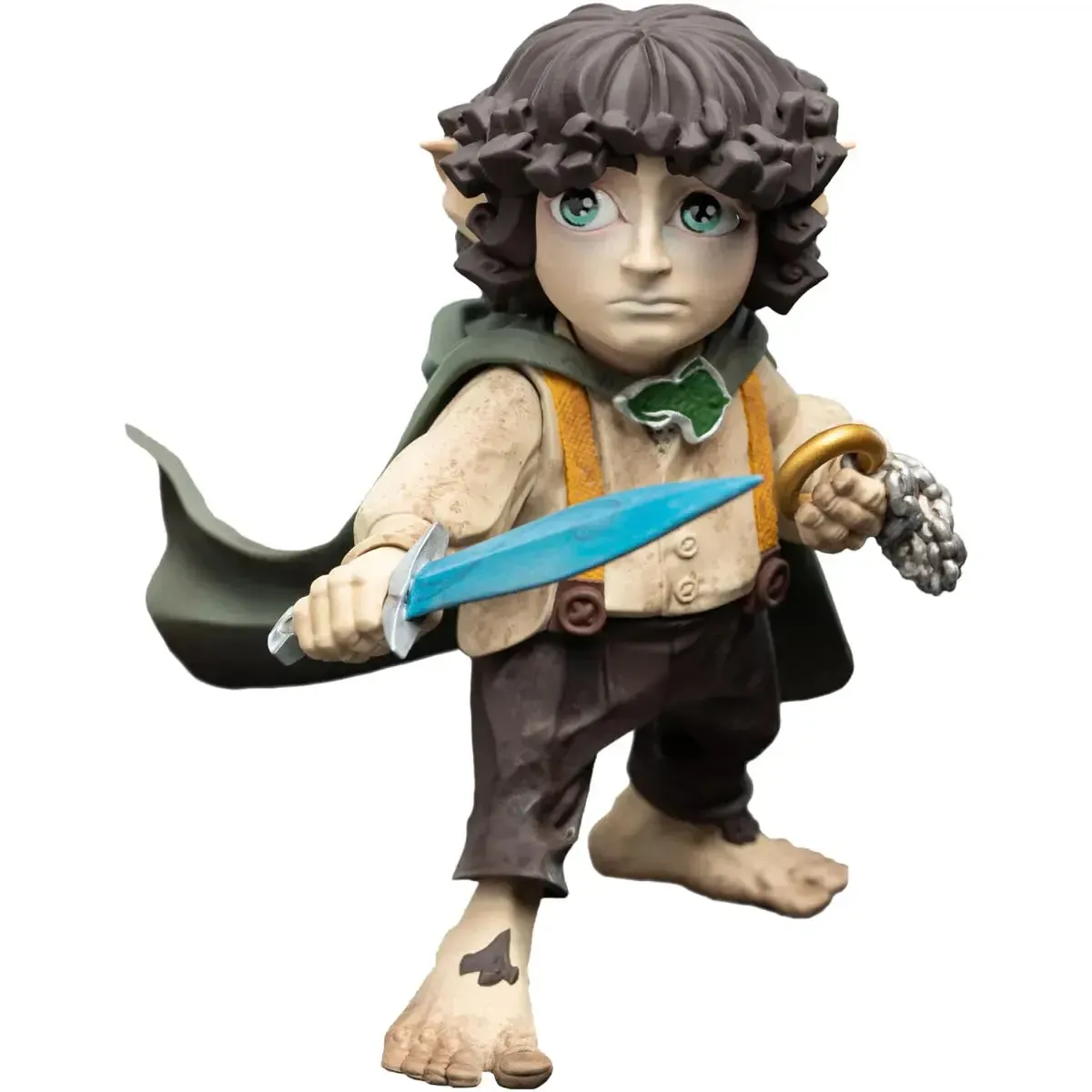 The Lord of the Rings - Frodo Baggins holding Sting and the One Ring Figure (4") - Weta Workshop - Mini Epics Series (30)