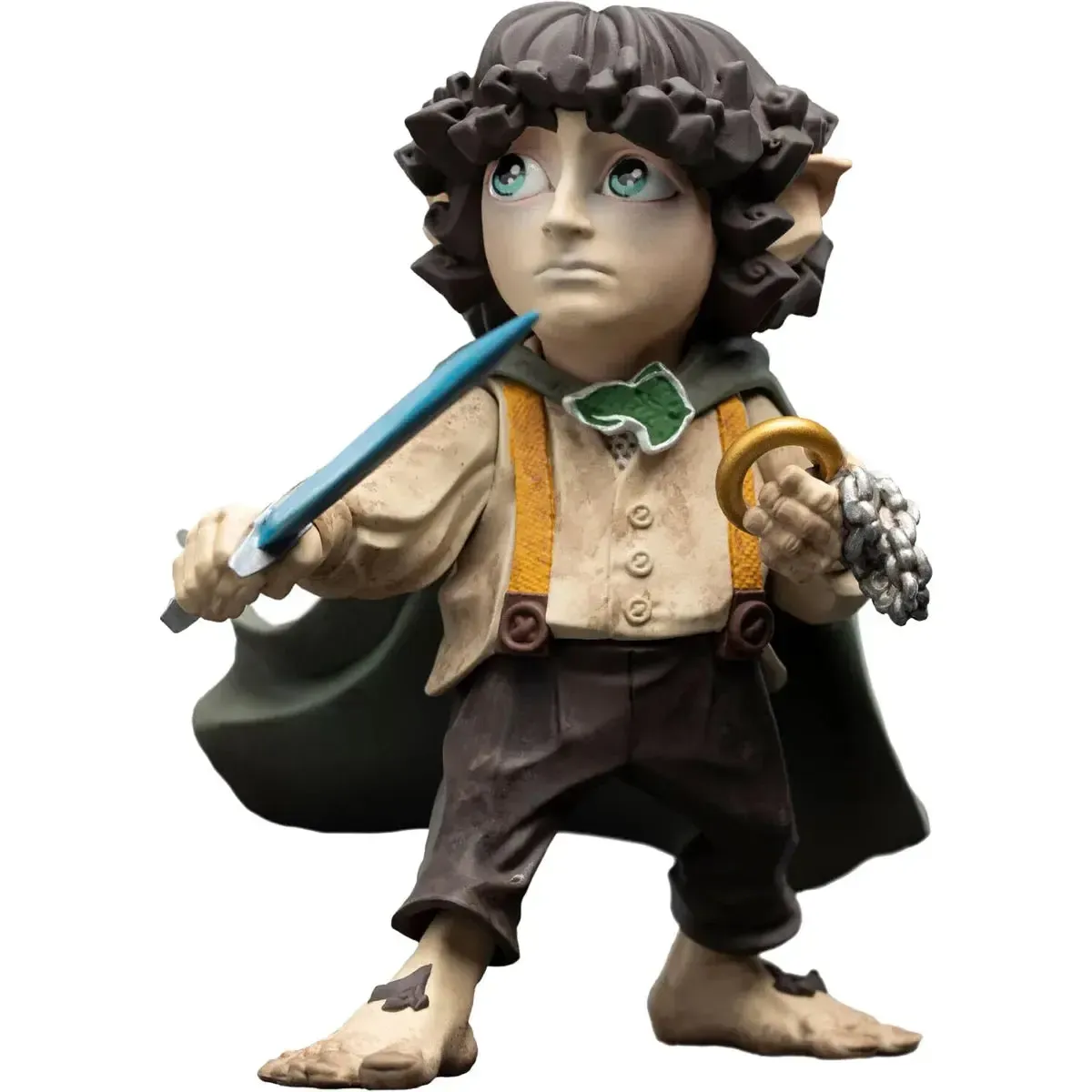 The Lord of the Rings - Frodo Baggins holding Sting and the One Ring Figure (4") - Weta Workshop - Mini Epics Series (30) - Image 3