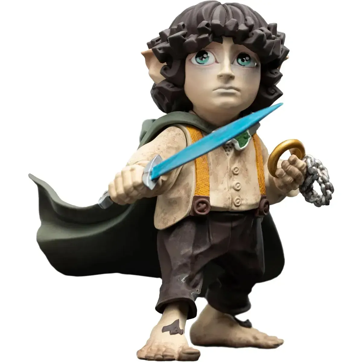 The Lord of the Rings - Frodo Baggins holding Sting and the One Ring Figure (4") - Weta Workshop - Mini Epics Series (30) - Image 4