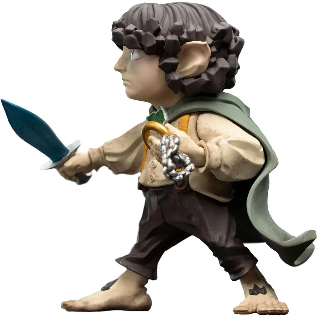 The Lord of the Rings - Frodo Baggins holding Sting and the One Ring Figure (4") - Weta Workshop - Mini Epics Series (30) - Image 5