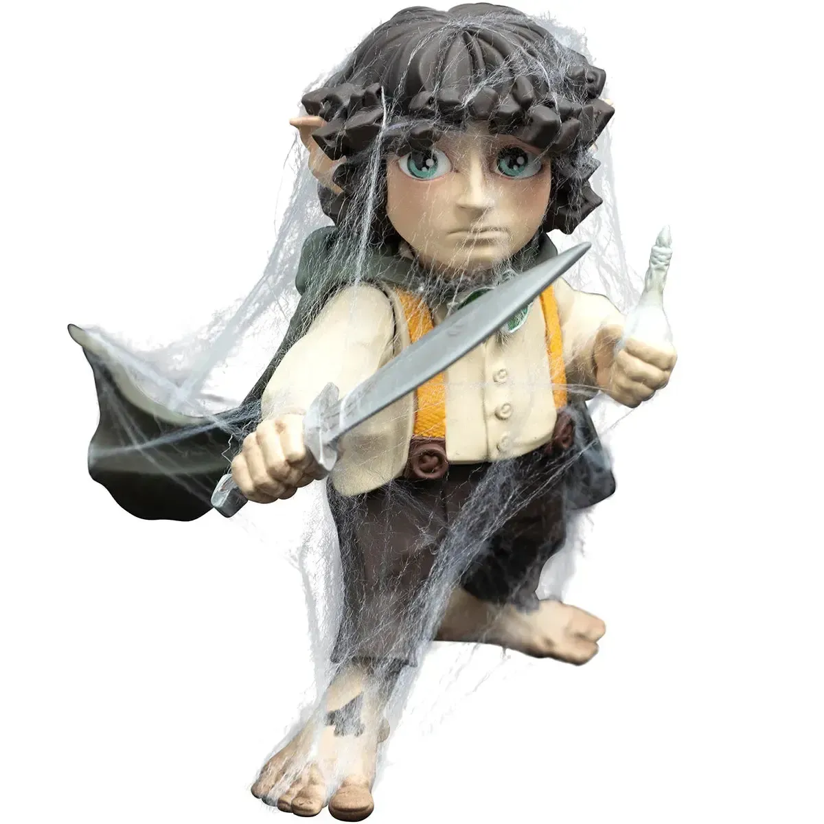 The Lord of the Rings - Frodo Baggins in Shelob's Lair holding Sting and the Phial of Galadriel Figure (4.2") - Weta Workshop - Mini Epics Series (31)