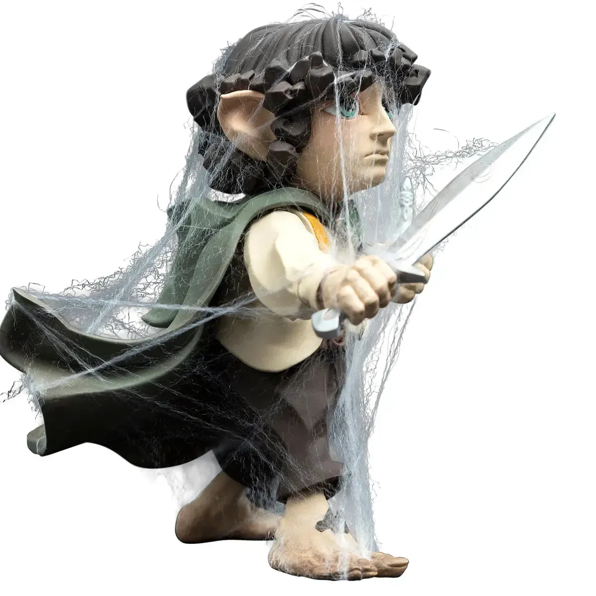 The Lord of the Rings - Frodo Baggins in Shelob's Lair holding Sting and the Phial of Galadriel Figure (4.2") - Weta Workshop - Mini Epics Series (31) - Image 3