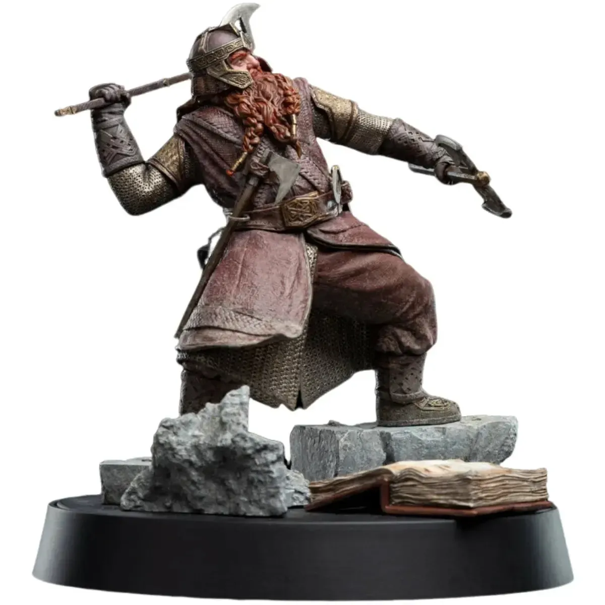 The Lord of the Rings - Gimli Throwing Axe Statue Figure (7.7") - Weta Workshop - Figures of Fandom Series