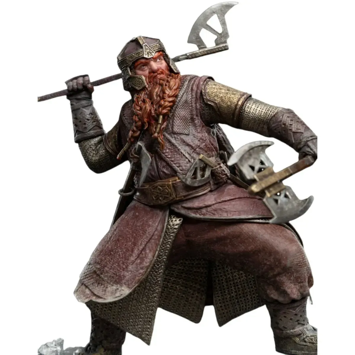 The Lord of the Rings - Gimli Throwing Axe Statue Figure (7.7") - Weta Workshop - Figures of Fandom Series - Image 4