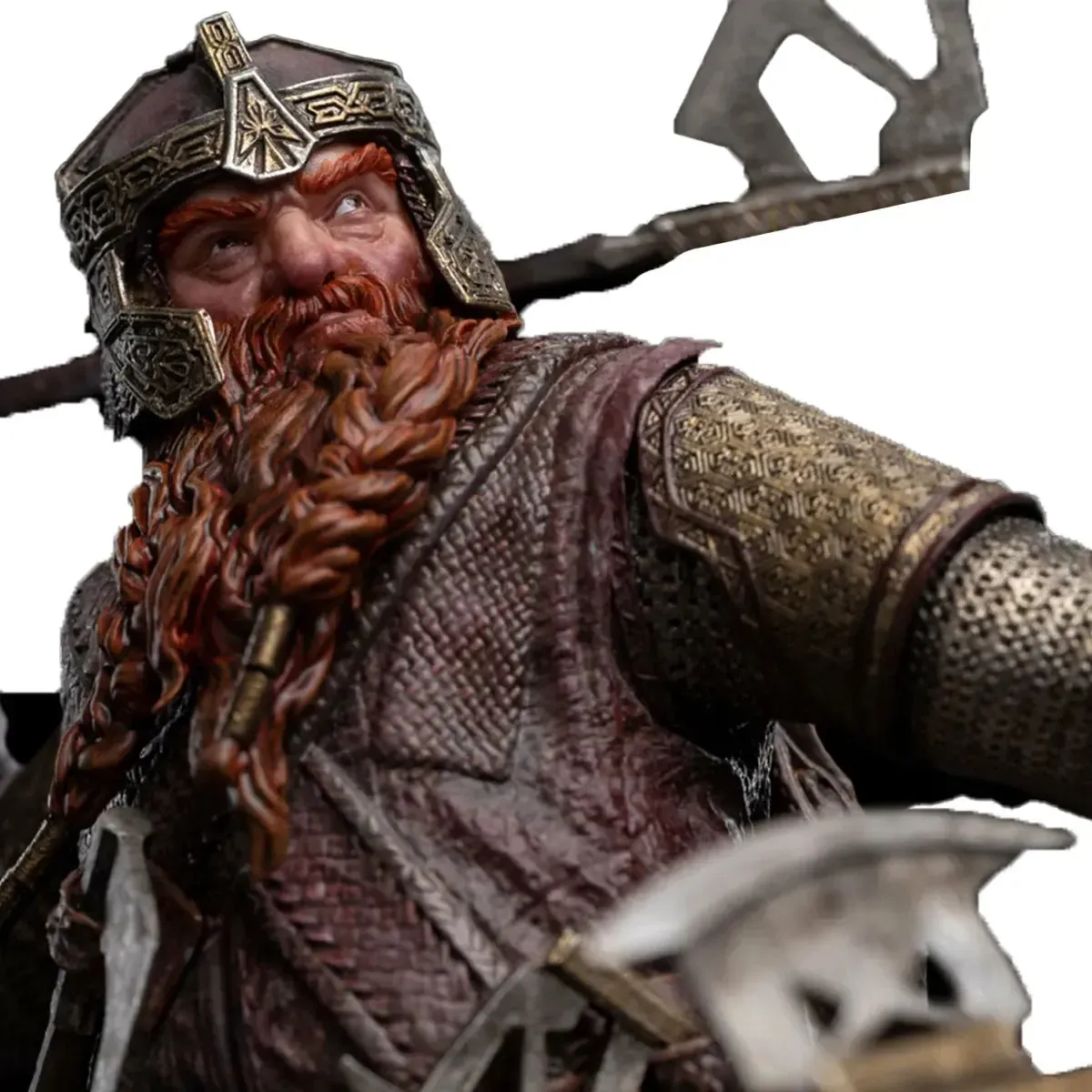 The Lord of the Rings - Gimli Throwing Axe Statue Figure (7.7") - Weta Workshop - Figures of Fandom Series - Image 5