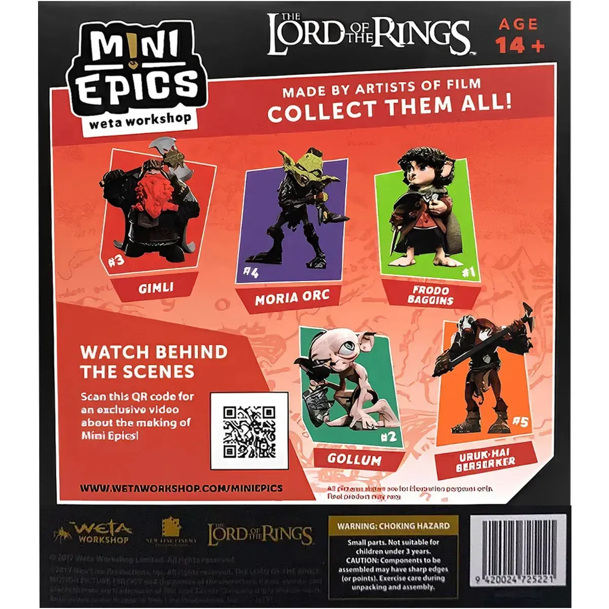 The Lord of the Rings - Gimli with Axe Figure (4") - Weta Workshop - Mini Epics Series (3) - Image 4